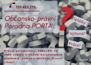 Naše občansko-právní poradna je vám k dispozici
