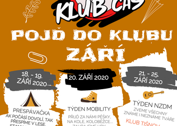 Září na Klubu bude plné akcí