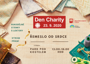 Rukodělné stánky i strom přání najdete u příležitosti Dne Charity v parku pod kostelem