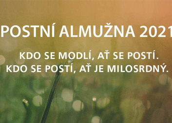 Postní almužna začíná Popeleční středou