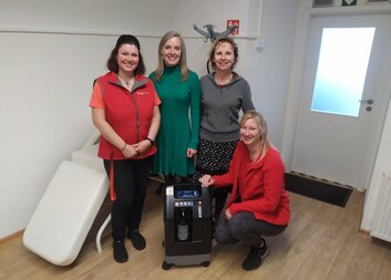 Výkonný kyslíkový koncentrátor pomůže dalším pacientům tišnovského domácího hospice